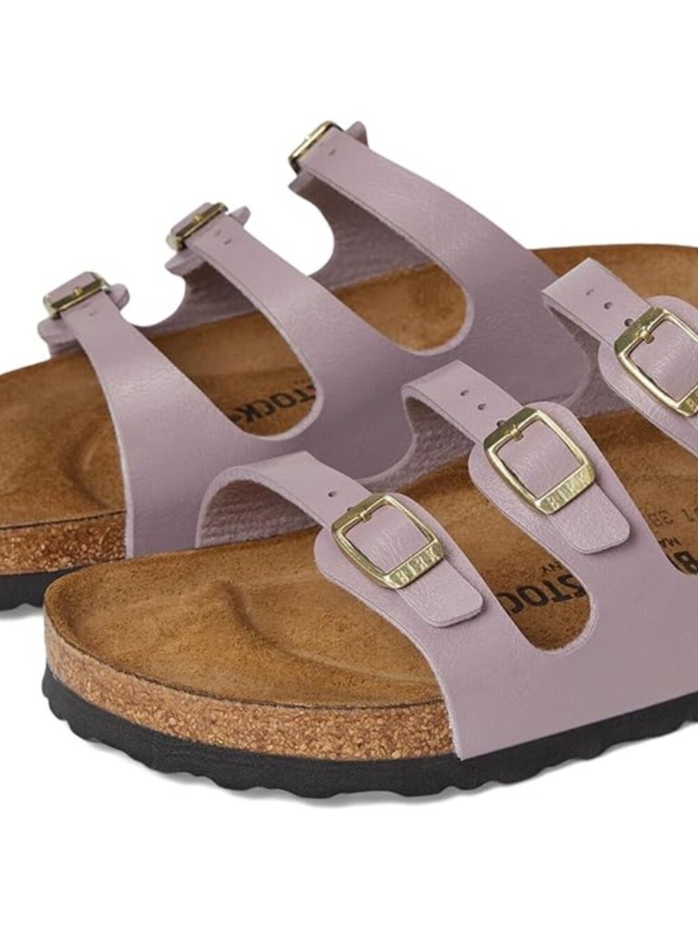Birkenstock FLorida Graceful Faded Purple Sandals SLides 38 R Womens 7 NEW